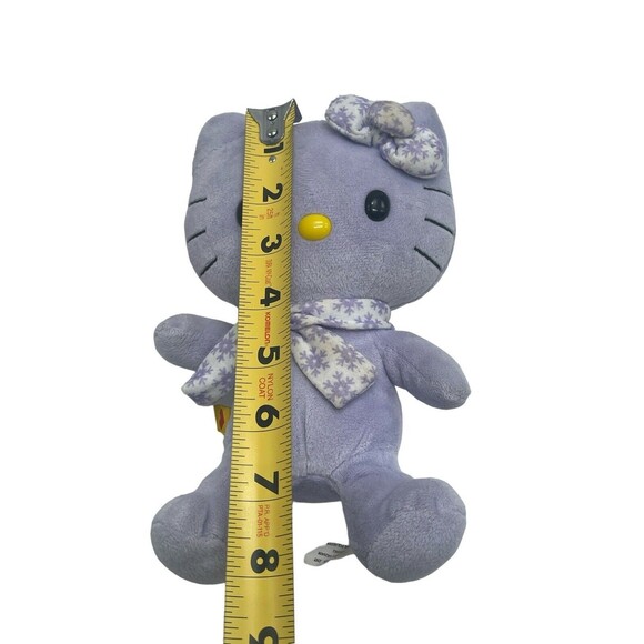 Hello Kitty Plush Toy Build A Bear Small Frys 8" Tall Light Purple With Dress - Picture 8 of 16